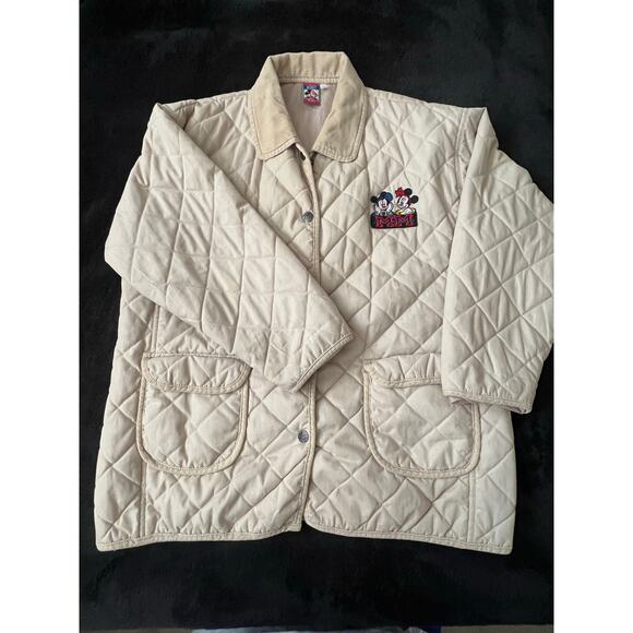Vintage Mickey and Minnie Quilted Kids Jacket‎ Retro Children Unisex - Picture 2 of 15